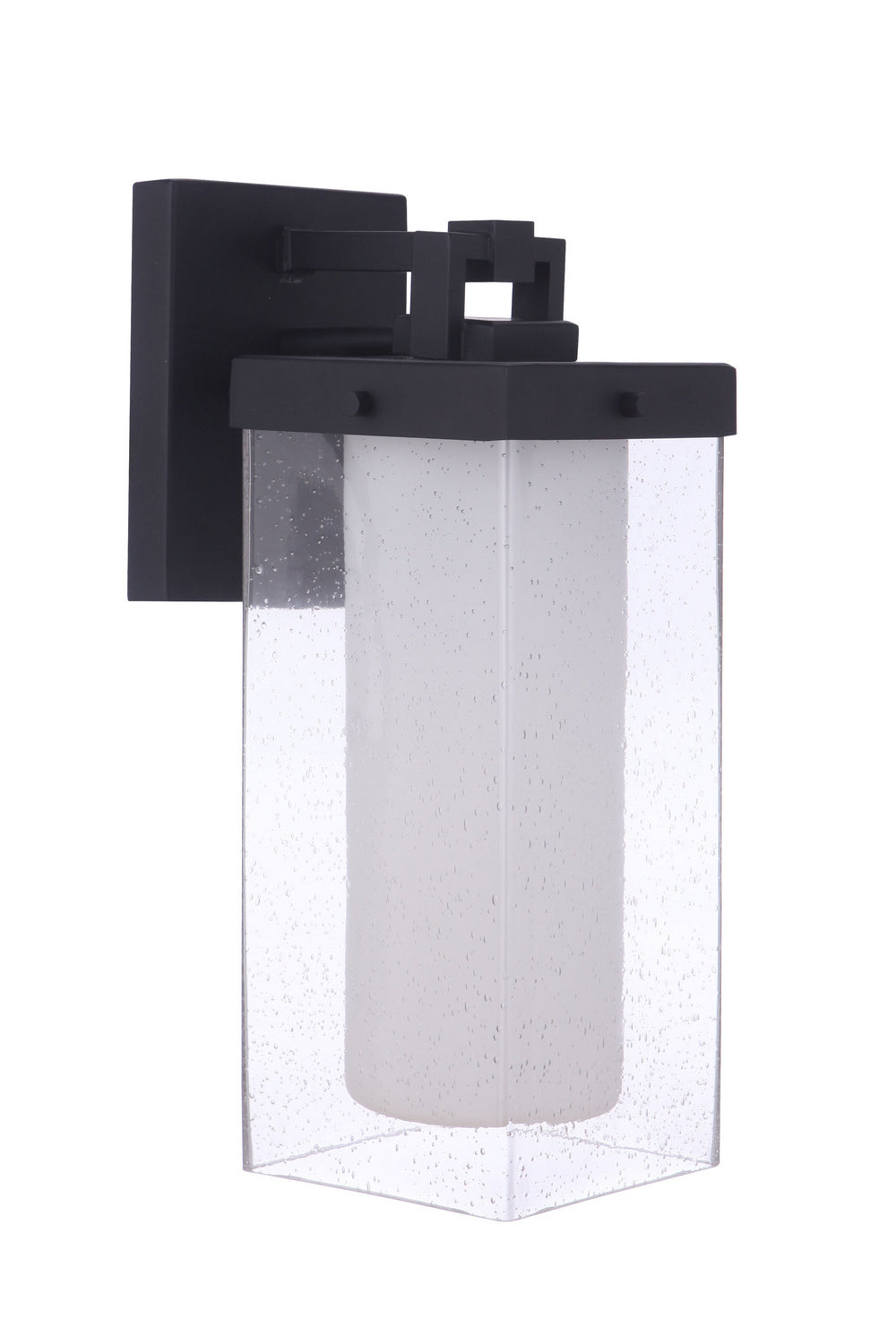 Hayner One Light Outdoor Wall Mount in Midnight - available from The Lighting Shoppe, trusted by Canadian homeowners