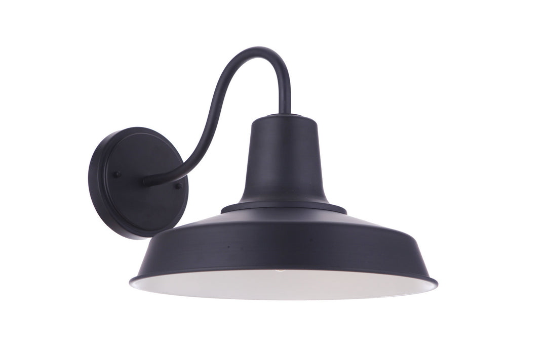 Briscoe One Light Outdoor Wall Mount in Midnight - available from The Lighting Shoppe, trusted by Canadian homeowners