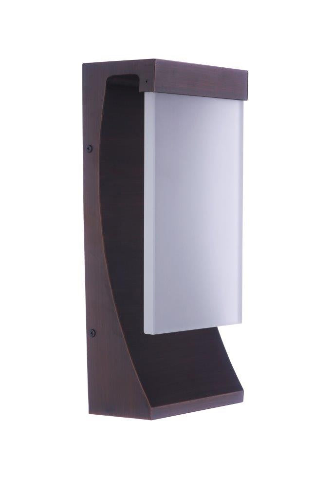 Vault LED Outdoor Wall Lantern in Aged Bronze Brushed - available from The Lighting Shoppe, trusted by Canadian homeowners