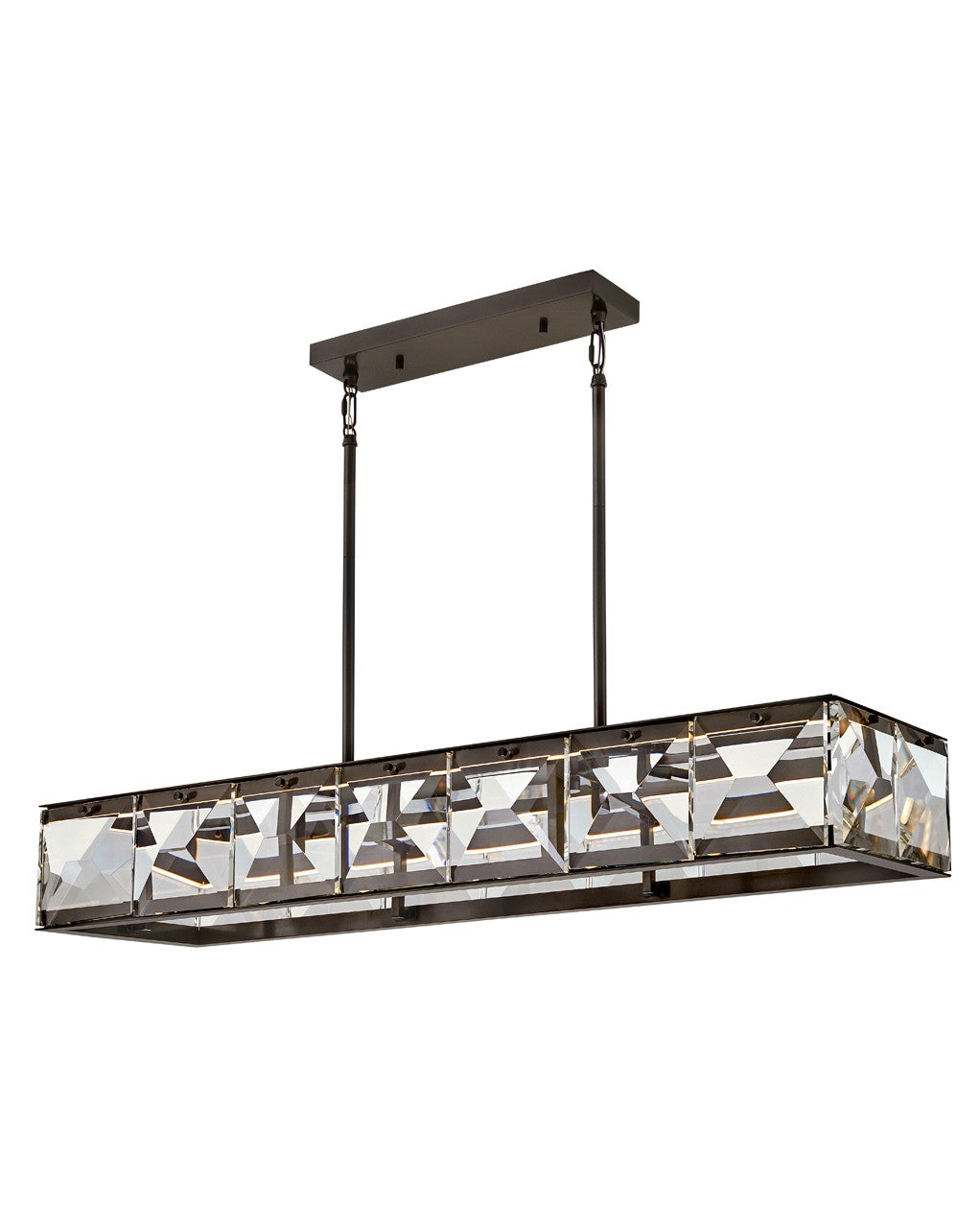 Jolie LED Linear Chandelier in Black Oxide - available from The Lighting Shoppe, trusted by Canadian homeowners