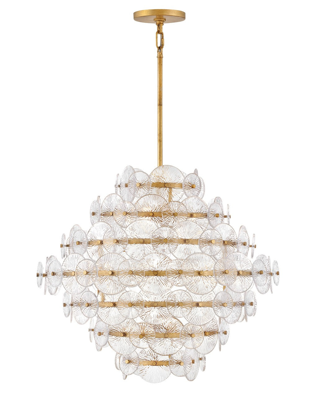 Rene LED Pendant in Distressed Brass - available from The Lighting Shoppe, trusted by Canadian homeowners