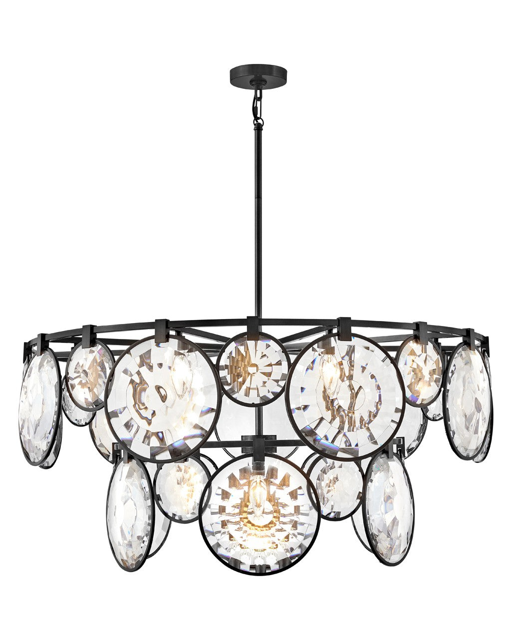 Nala LED Chandelier in Black - available from The Lighting Shoppe, trusted by Canadian homeowners