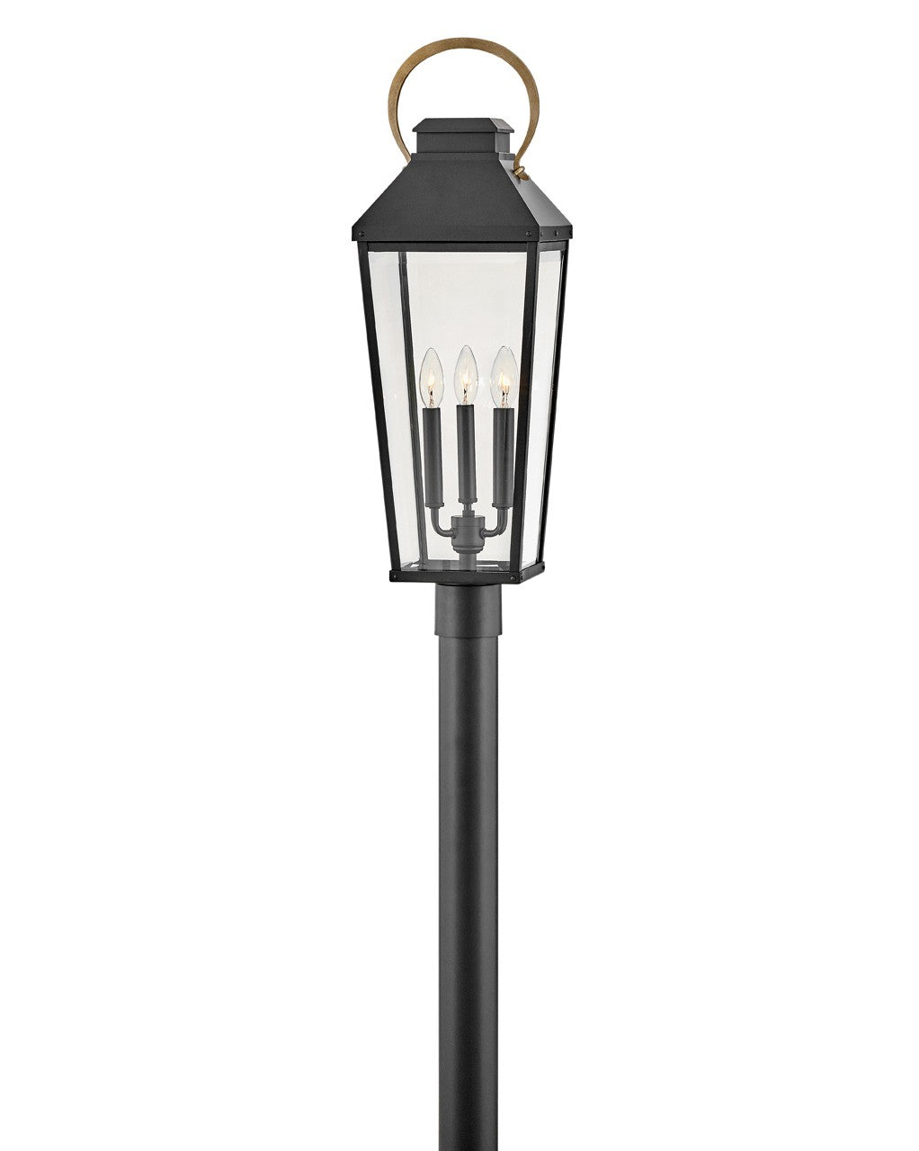 Hinkley Canada - 17501BK - LED Post Top or Pier Mount Lantern - Dawson - Black