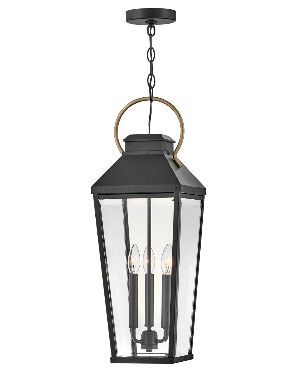 Dawson LED Hanging Lantern in Black - available from The Lighting Shoppe, trusted by Canadian homeowners