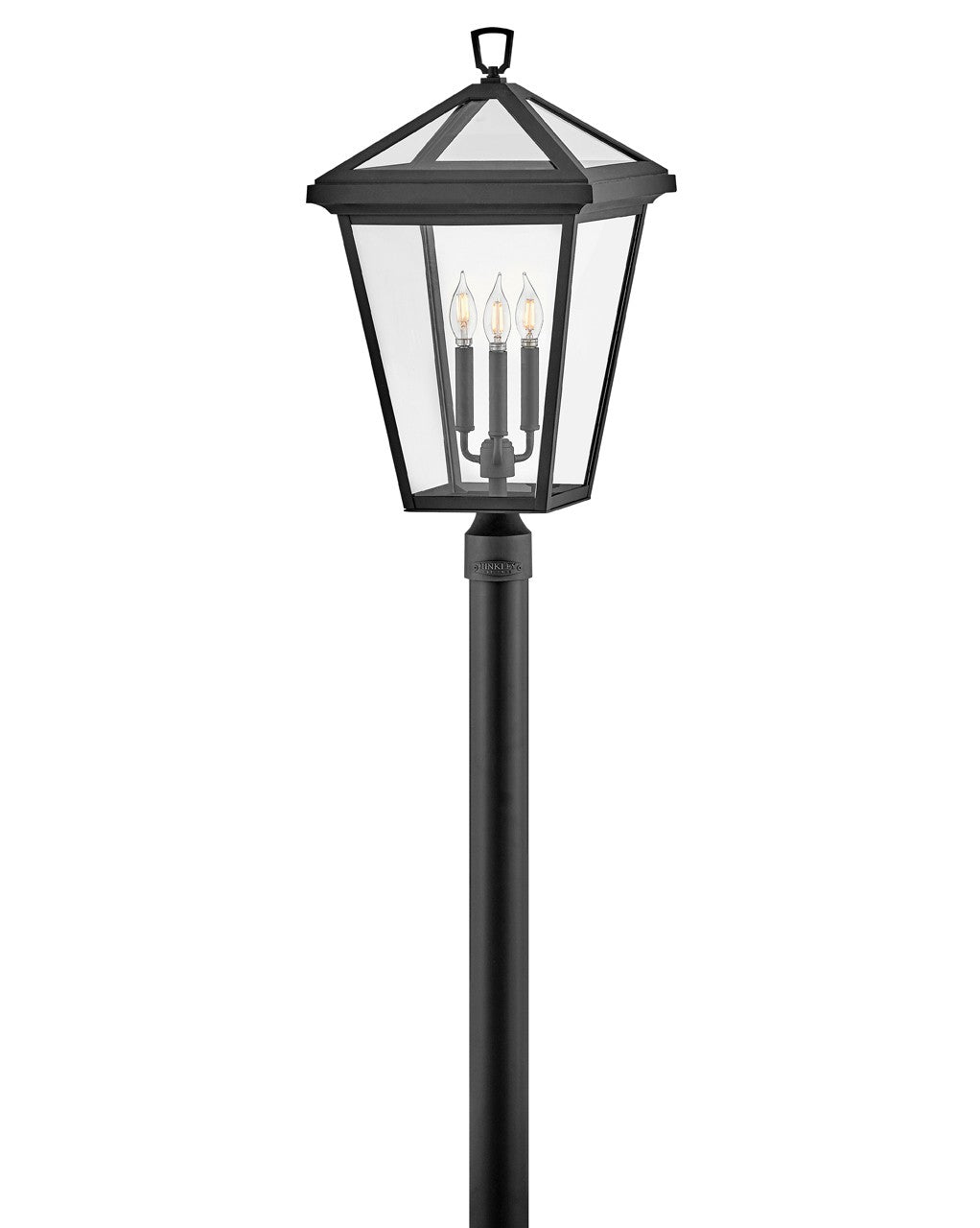 Alford Place LED Post Top or Pier Mount Lantern in Museum Black - available from The Lighting Shoppe, trusted by Canadian homeowners