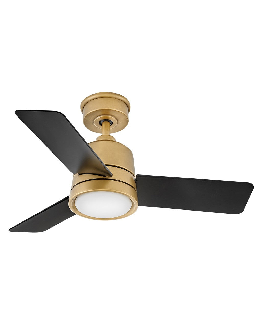 Chet 36"Ceiling Fan in Heritage Brass - available from The Lighting Shoppe, trusted by Canadian homeowners
