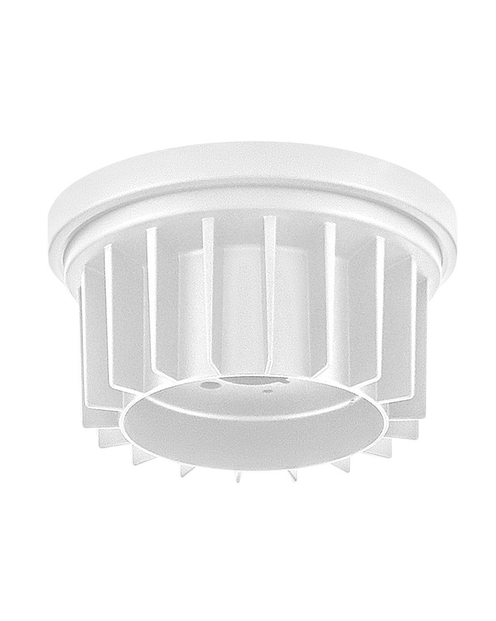 Draftsman Flush Mount Kit in Matte White - available from The Lighting Shoppe, trusted by Canadian homeowners