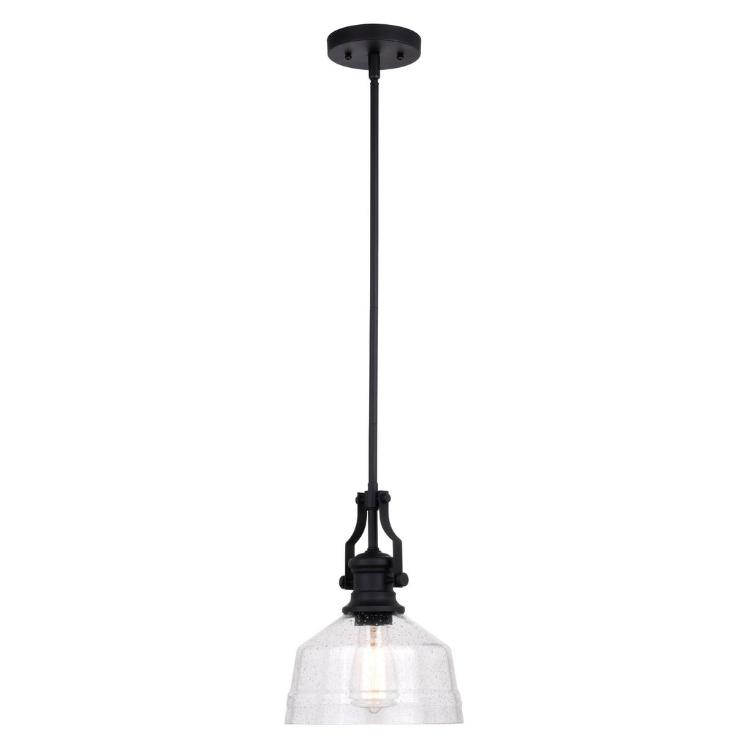 Beloit One Light Mini Pendant in Matte Black