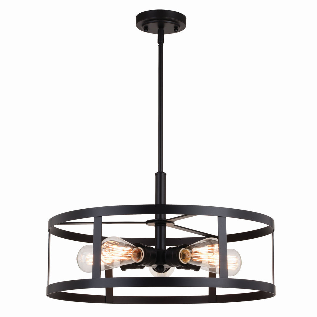 Akron Five Light Pendant in Oil Rubbed Bronze