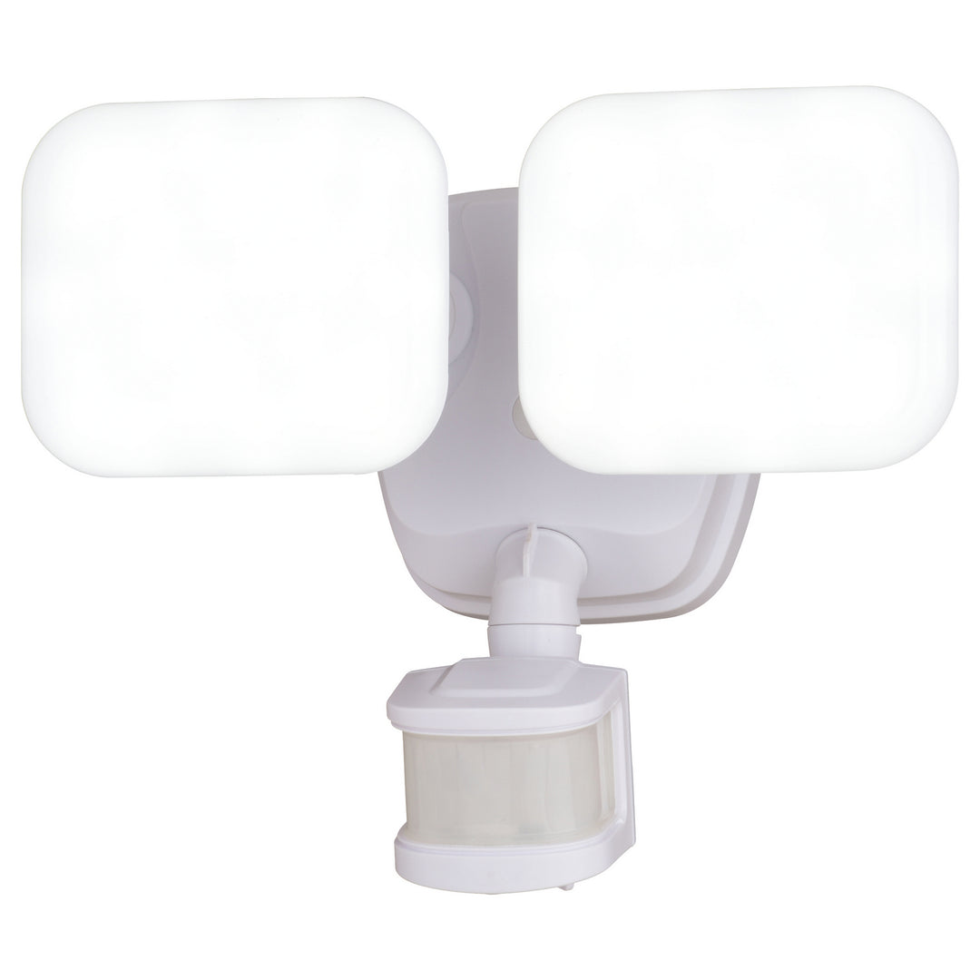 Theta LED Outdoor Motion Sensor Flood Light in White