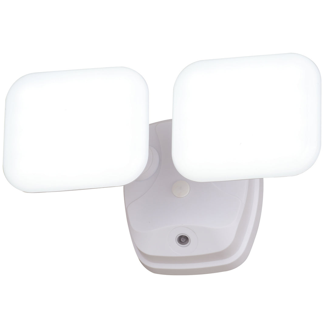 Theta LED Outdoor Dusk to Dawn Flood Light in White