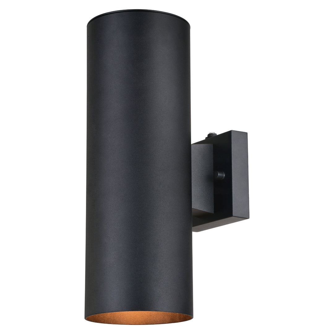 Chiasso Two Light Outdoor Wall Mount in Textured Black