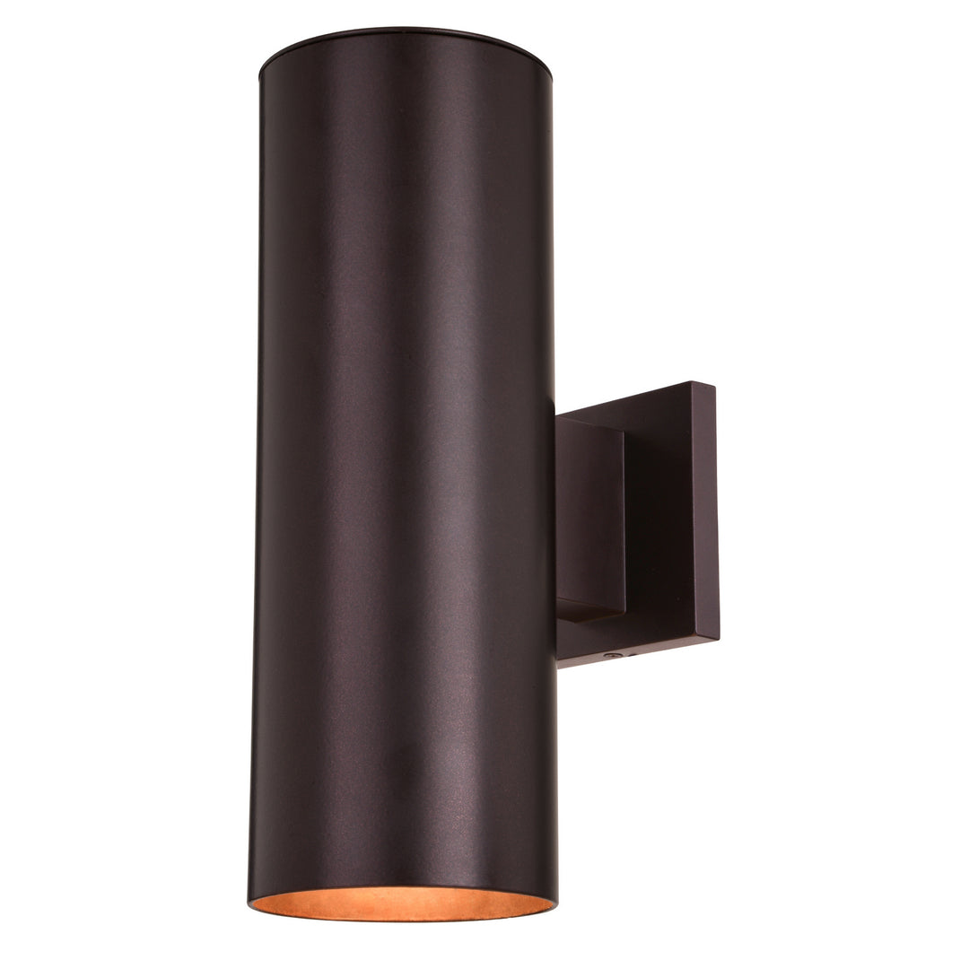Chiasso Two Light Outdoor Wall Mount in Deep Bronze