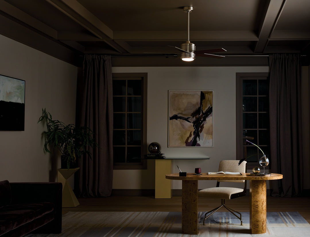 Kichler Canada - 300048BSS - 48"Ceiling Fan - Brahm - Brushed Stainless Steel