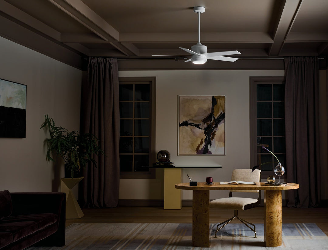 Kichler Canada - 300048MWH - 48"Ceiling Fan - Brahm - Matte White