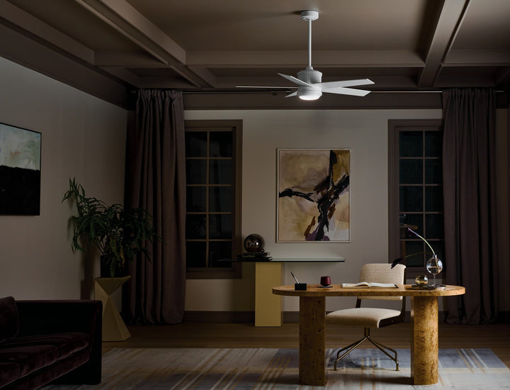 Kichler Canada - 300048MWH - 48"Ceiling Fan - Brahm - Matte White