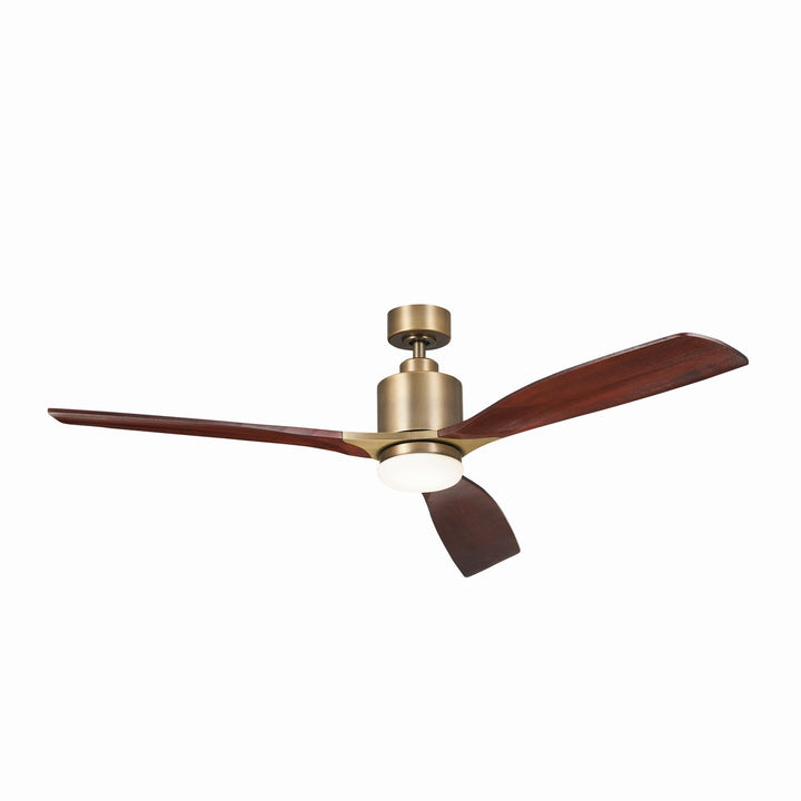 Kichler Canada - 300075NBR - 60"Ceiling Fan - Ridley II - Brushed Natural Brass