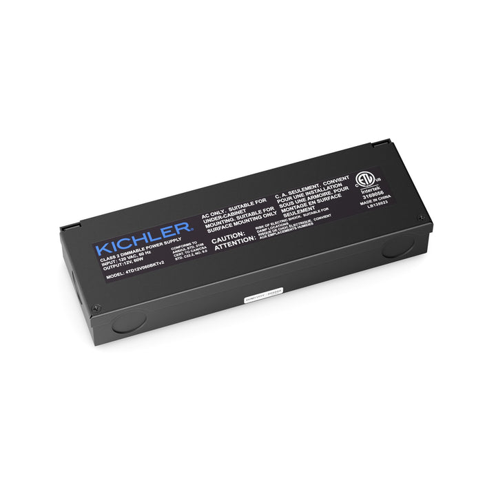 Kichler Canada - 4TD12V060BKTV2 - Power Supply - Led Power Supply 12V - Black Textured