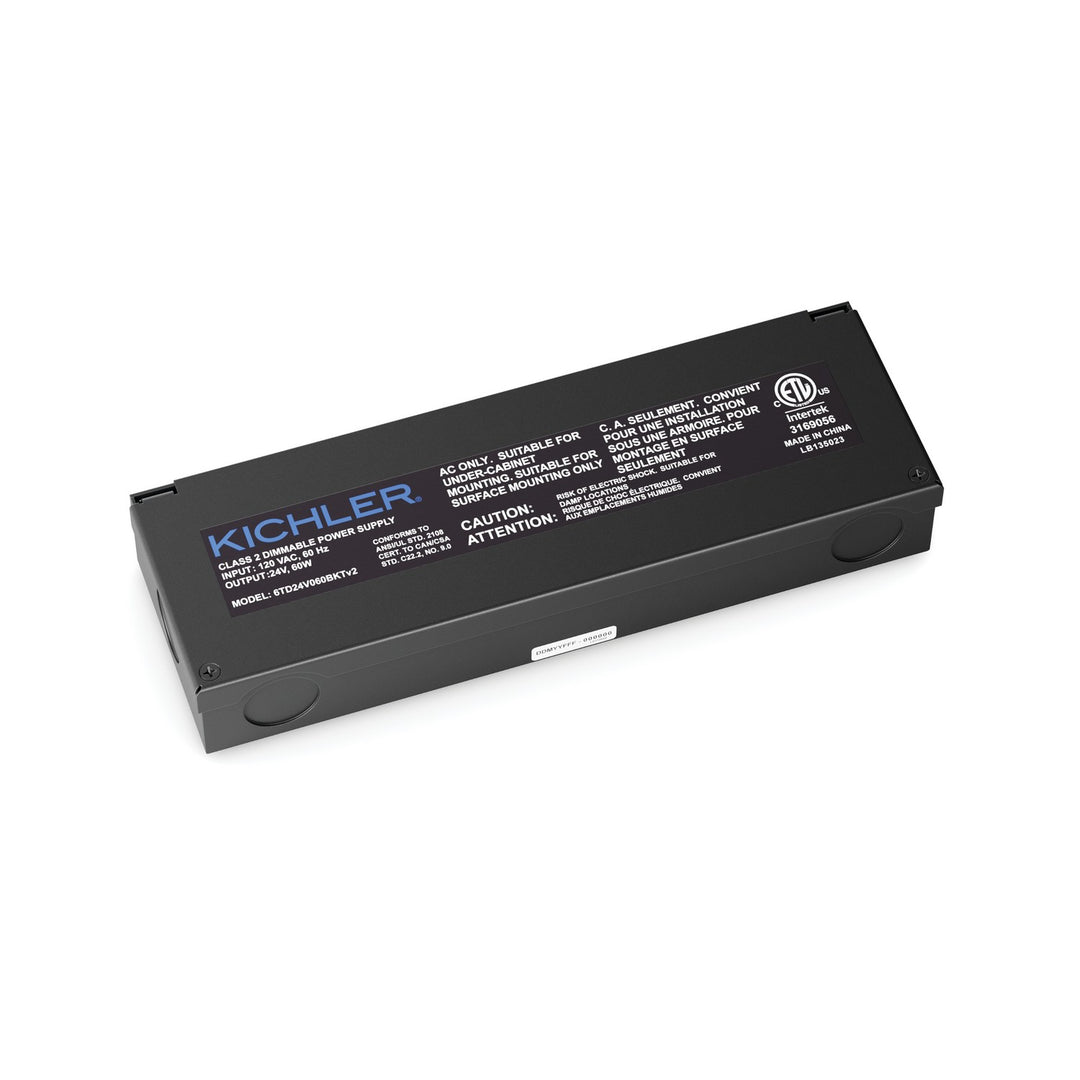 Kichler Canada - 6TD24V060BKTV2 - Power Supply - Led Power Supply 24V - Black Textured