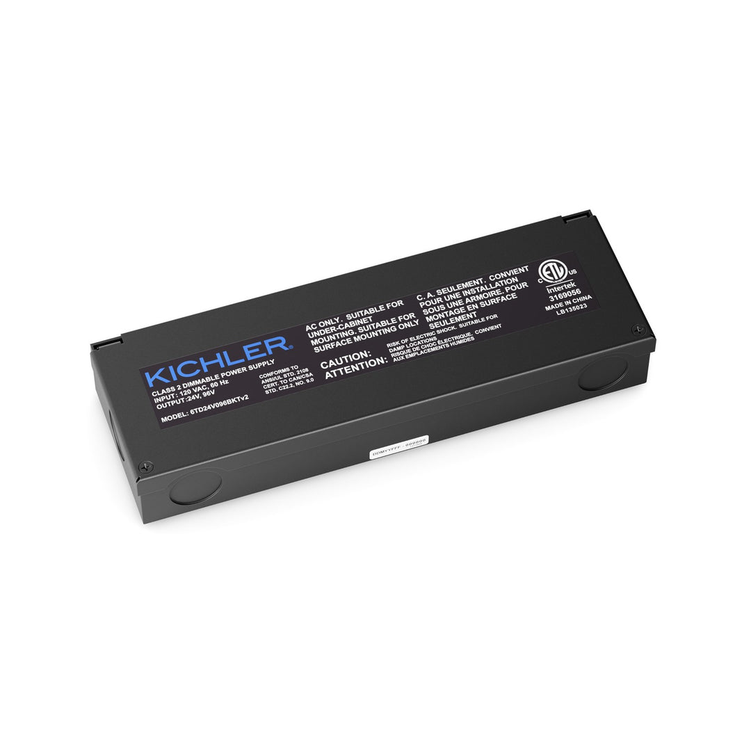 Kichler Canada - 6TD24V096BKTV2 - Power Supply - Led Power Supply 24V - Black Textured