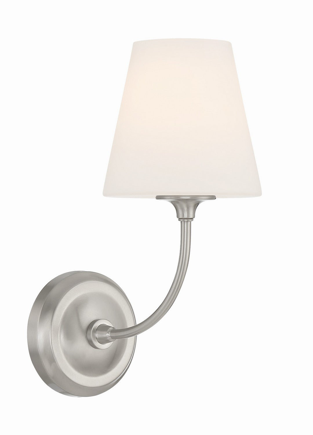 Sylvan One Light Wall Sconce in Brushed Nickel - available from The Lighting Shoppe, trusted by Canadian homeowners