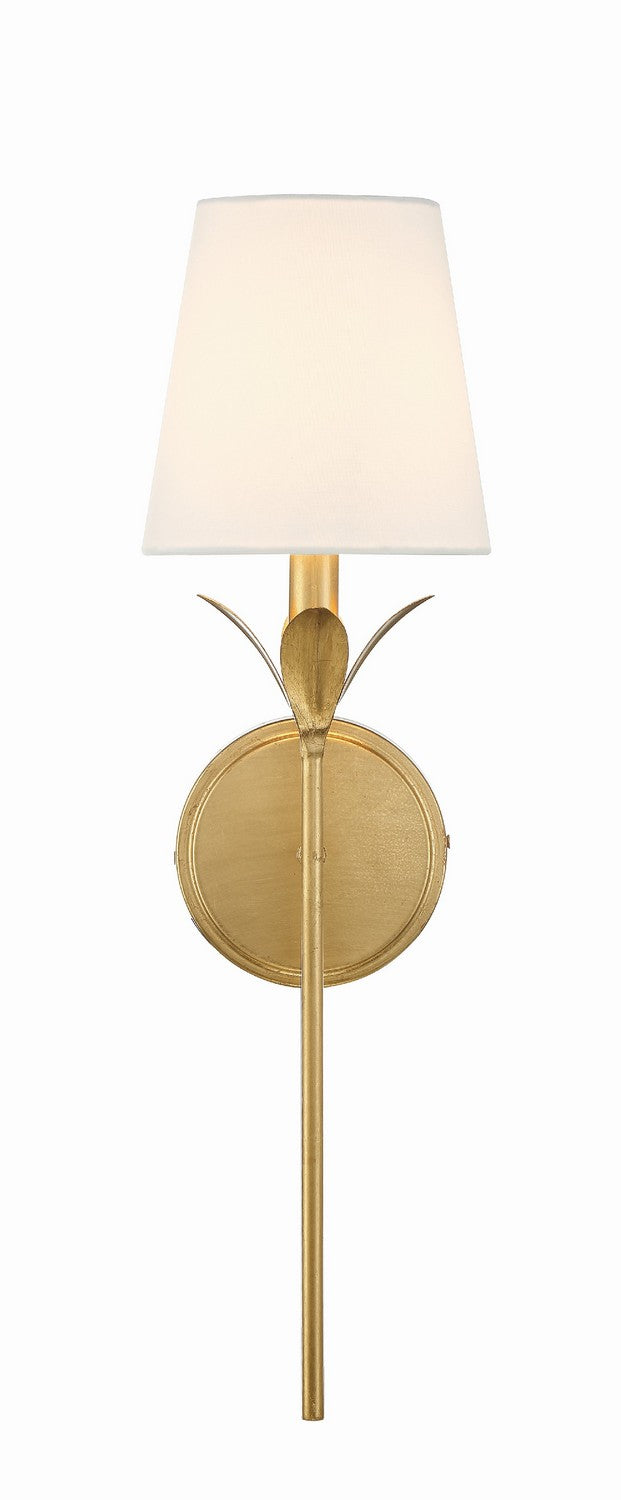 Broche One Light Wall Sconce in Antique Gold - available from The Lighting Shoppe, trusted by Canadian homeowners