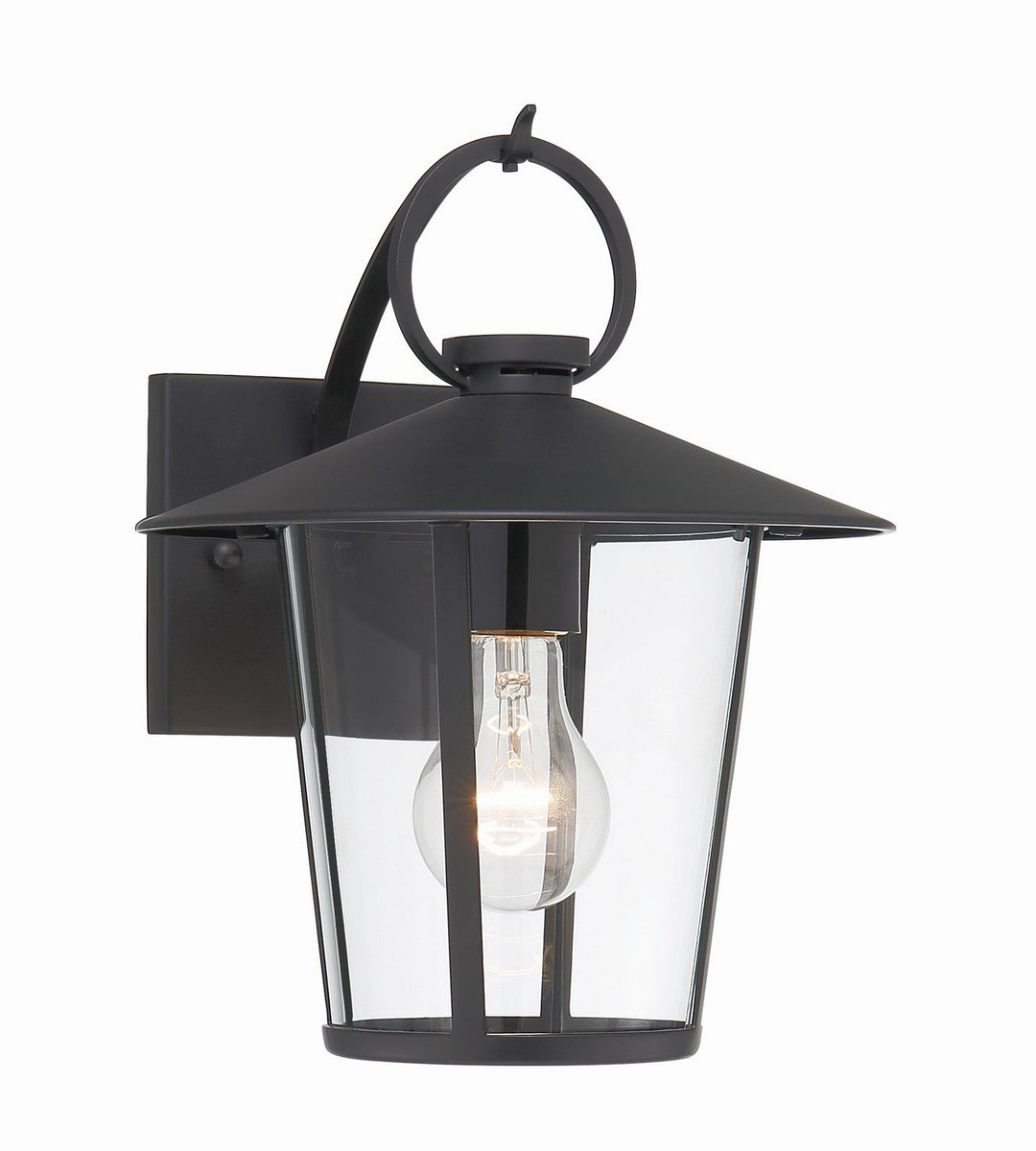 Andover One Light Outdoor Wall Sconce in Matte Black - available from The Lighting Shoppe, trusted by Canadian homeowners