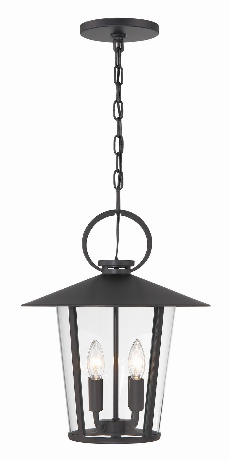 Andover Four Light Outdoor Chandelier in Matte Black - available from The Lighting Shoppe, trusted by Canadian homeowners