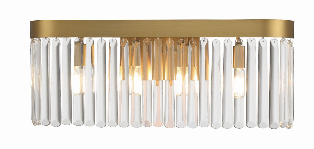Emory Four Light Bath in Modern Gold - available from The Lighting Shoppe, trusted by Canadian homeowners