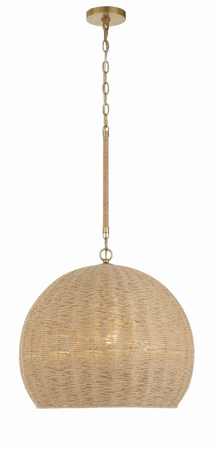 Jace Three Light Pendant in Soft Gold - available from The Lighting Shoppe, trusted by Canadian homeowners