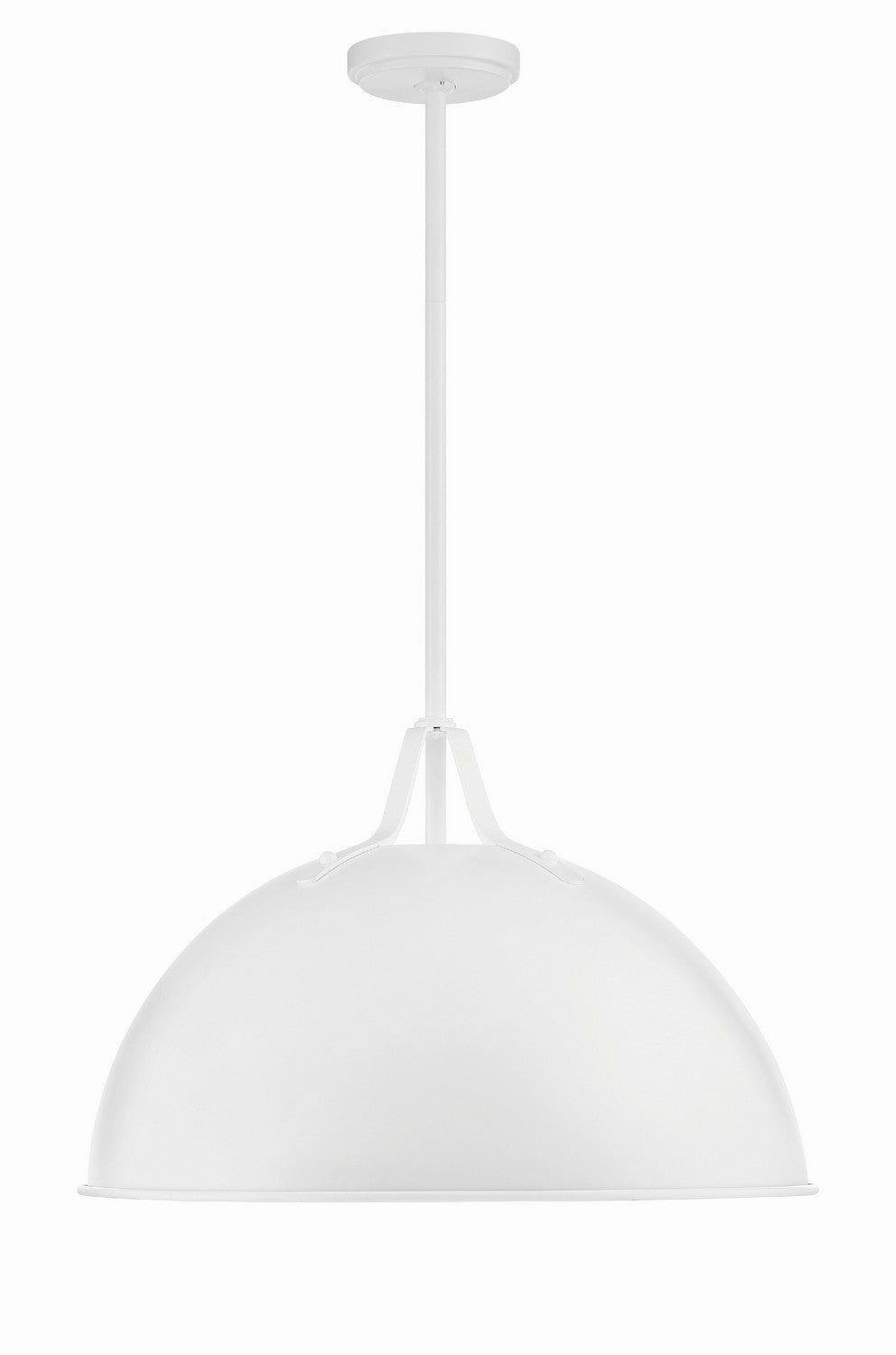 Soto One Light Pendant in White - available from The Lighting Shoppe, trusted by Canadian homeowners