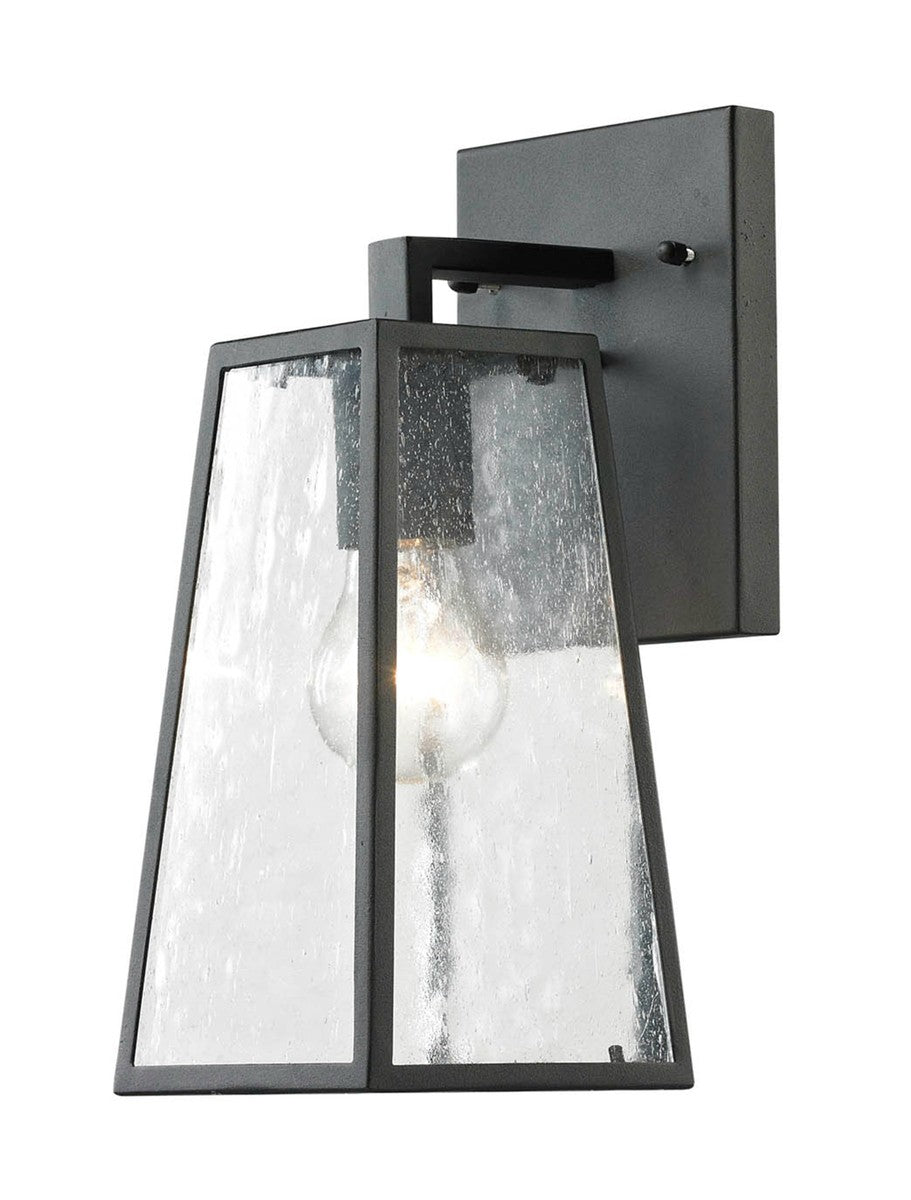 Osmond One Light Outdoor Wall lantern in Matte Black - available from The Lighting Shoppe, trusted by Canadian homeowners
