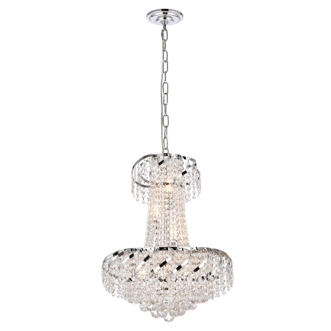 Belenus Six Light Pendant in Chrome - available from The Lighting Shoppe, trusted by Canadian homeowners