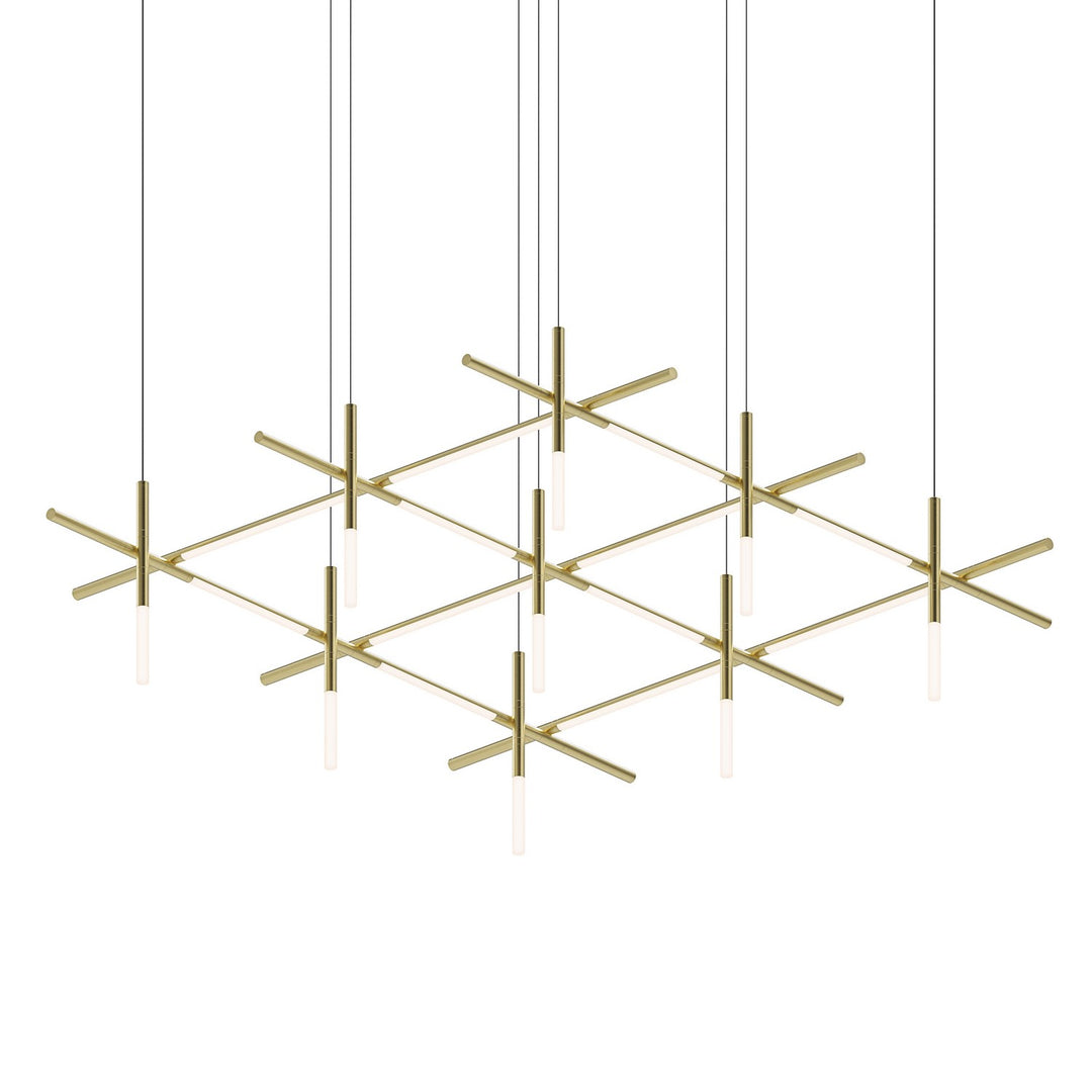 Labyrinth LED Pendant in Brass - available from The Lighting Shoppe, trusted by Canadian homeowners