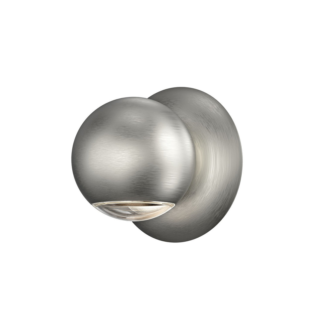 Hemisphere LED Wall Sconce in Natural Anodized - available from The Lighting Shoppe, trusted by Canadian homeowners