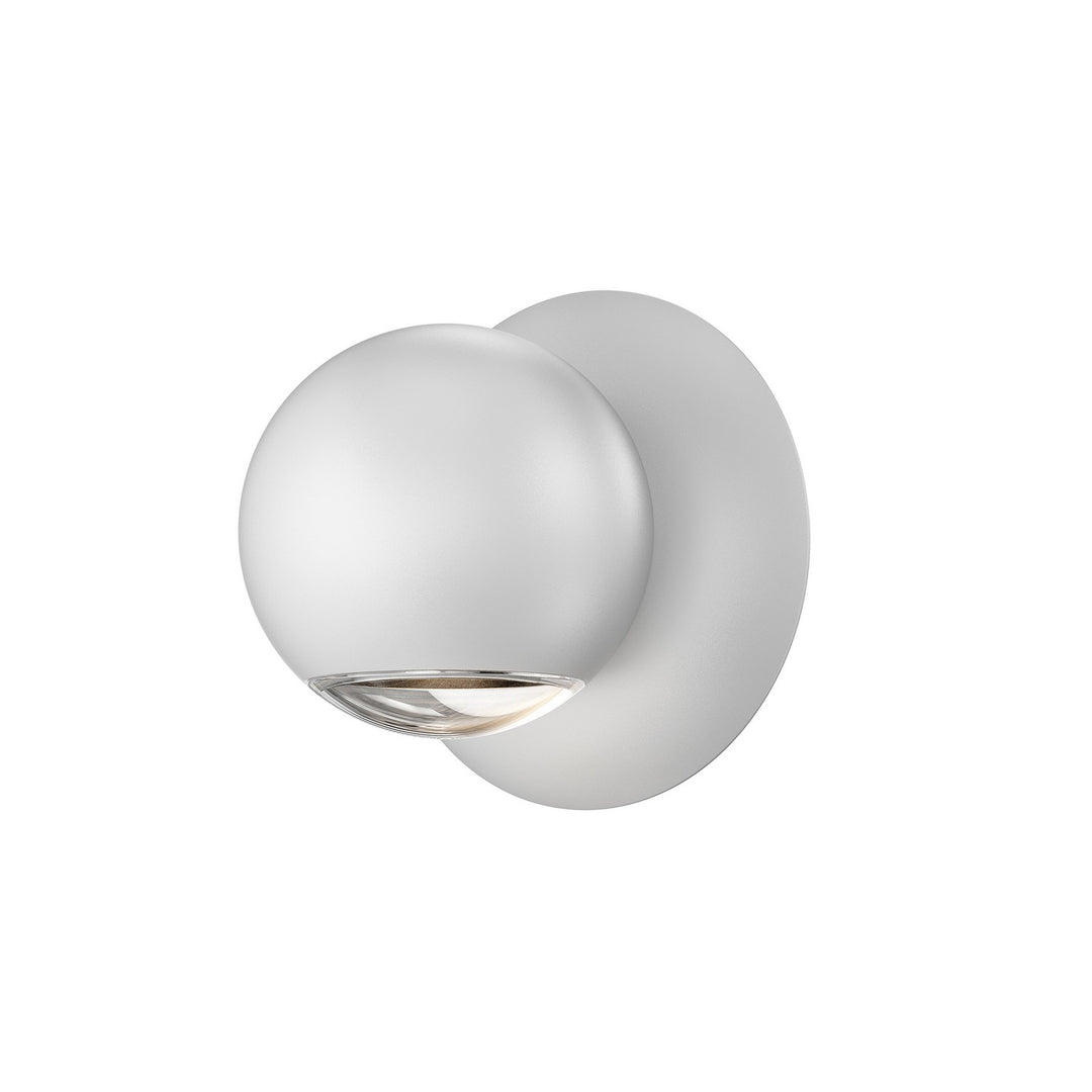 Hemisphere LED Wall Sconce in Textured White - available from The Lighting Shoppe, trusted by Canadian homeowners