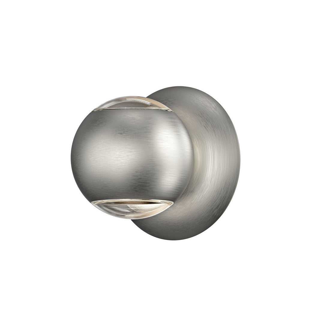 Hemisphere LED Wall Sconce in Natural Anodized - available from The Lighting Shoppe, trusted by Canadian homeowners