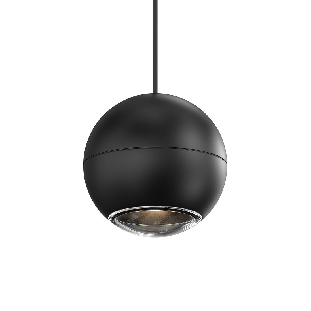 Hemisphere LED Pendant in Textured Black - available from The Lighting Shoppe, trusted by Canadian homeowners