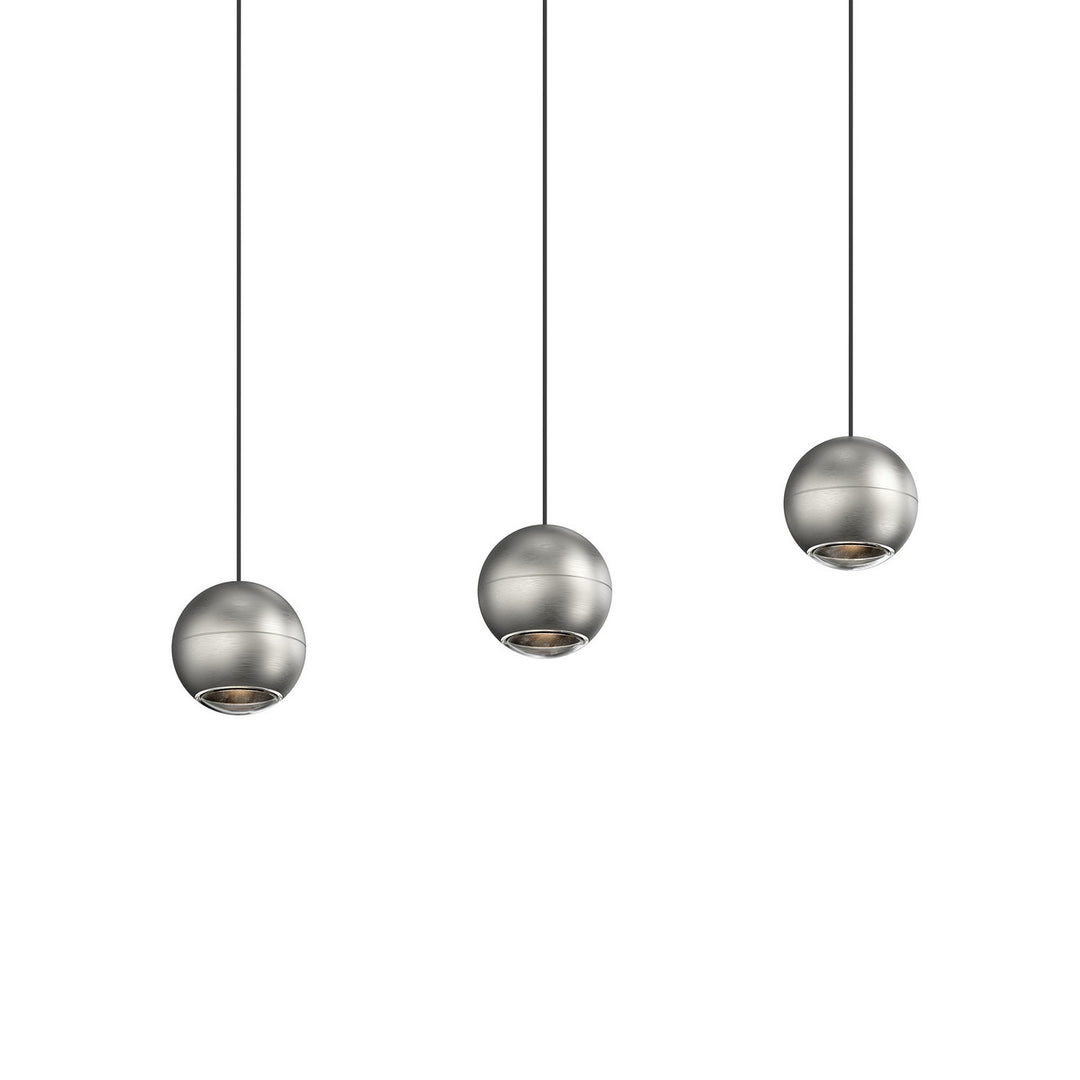 Hemisphere LED Linear Pendant in Natural Anodized - available from The Lighting Shoppe, trusted by Canadian homeowners