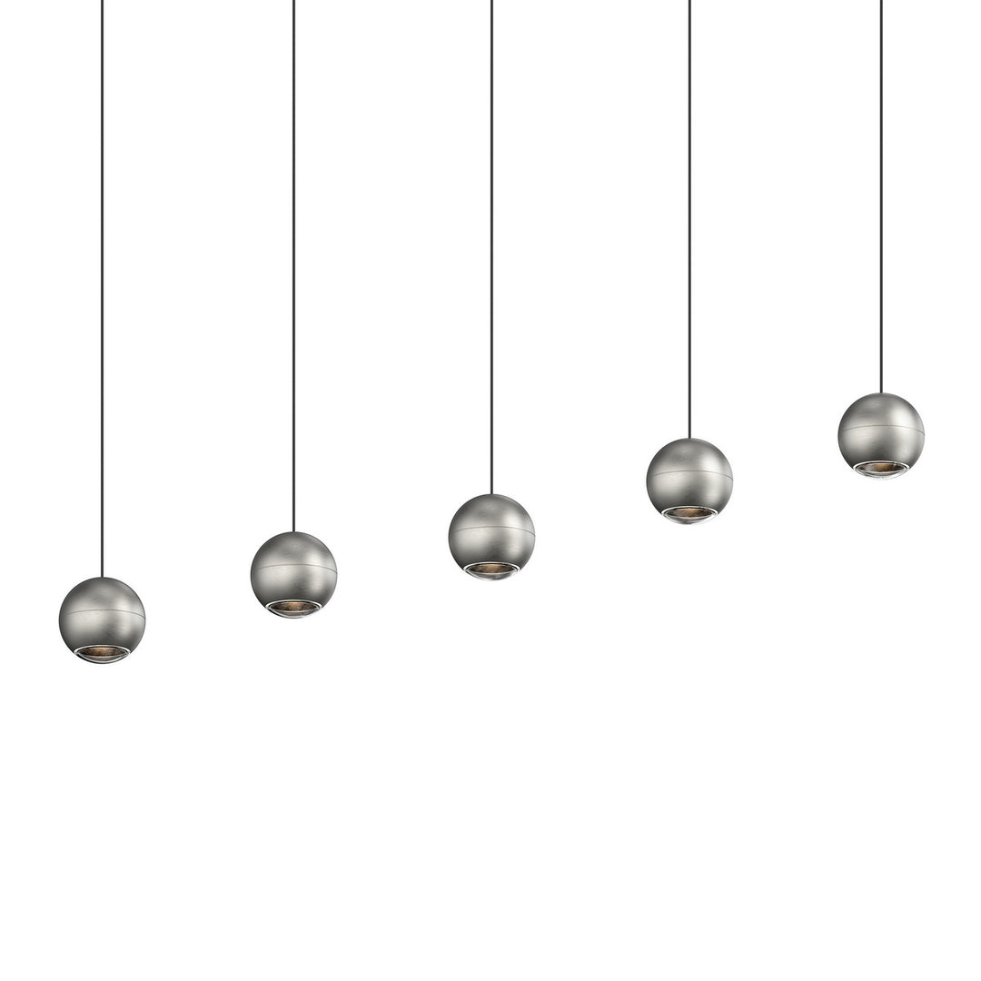 Hemisphere LED Linear Pendant in Natural Anodized - available from The Lighting Shoppe, trusted by Canadian homeowners