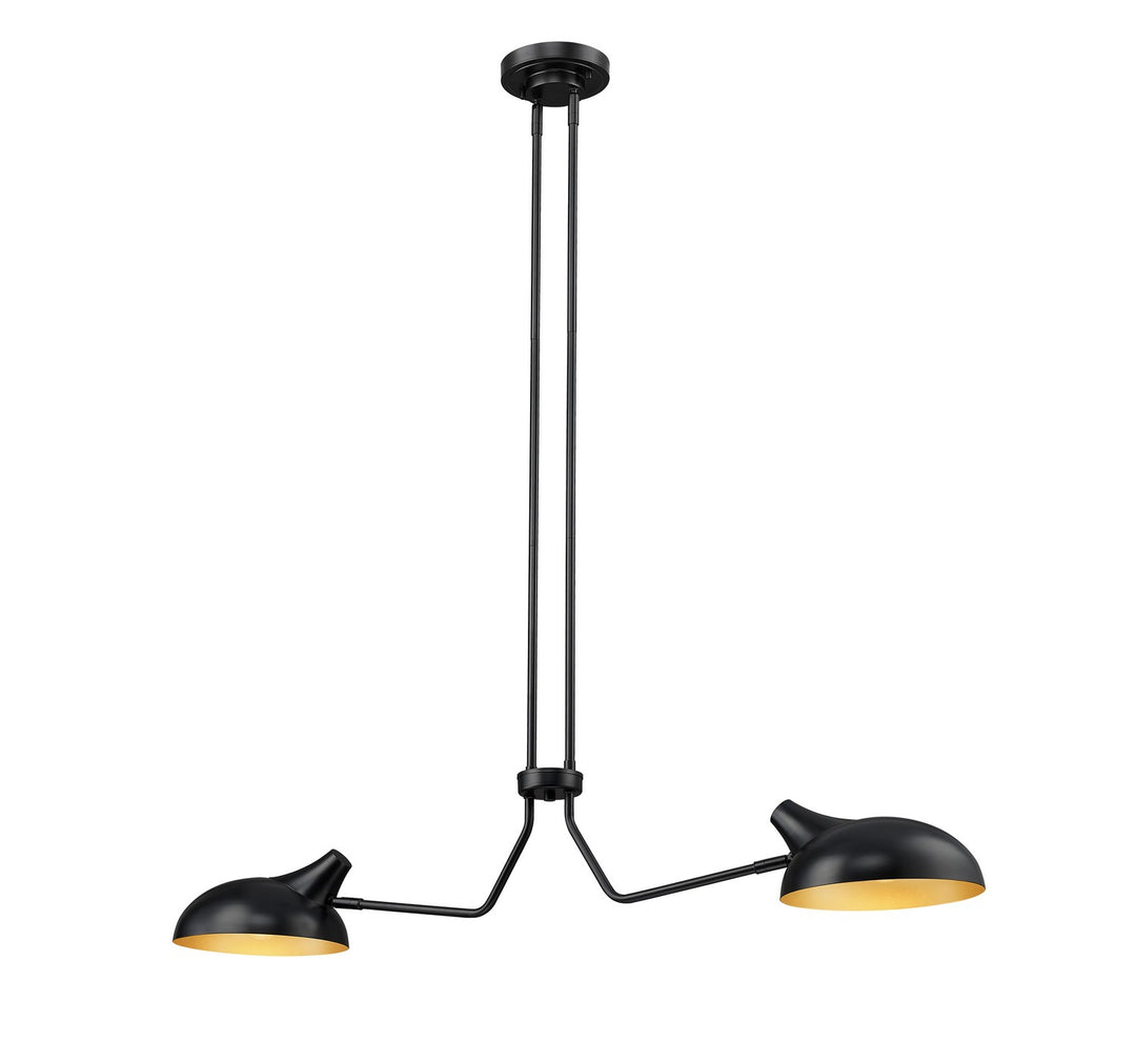 Z-Lite Canada - 1942-2L-MB - Two Light Linear Chandelier - Bellamy - Matte Black