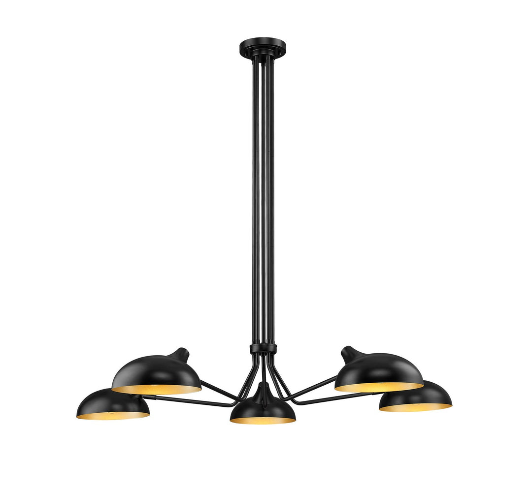 Z-Lite Canada - 1942-5MB - Five Light Chandelier - Bellamy - Matte Black