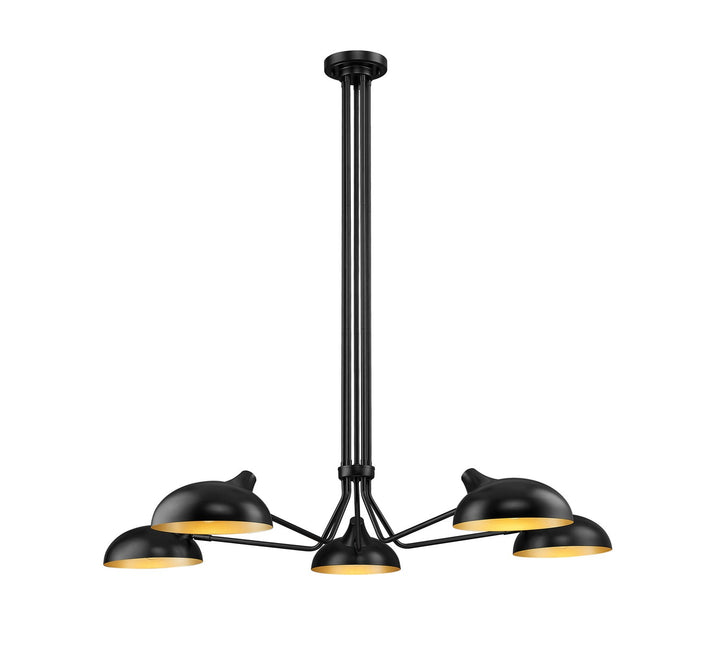Z-Lite Canada - 1942-5MB - Five Light Chandelier - Bellamy - Matte Black