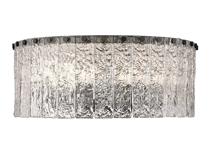 Z-Lite Canada - 1943F20-MB - Eight Light Flush Mount - Glacier - Matte Black