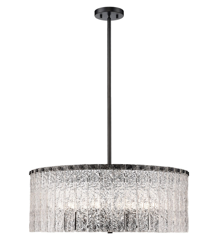 Z-Lite Canada - 1943P26-MB - Ten Light Chandelier - Glacier - Matte Black