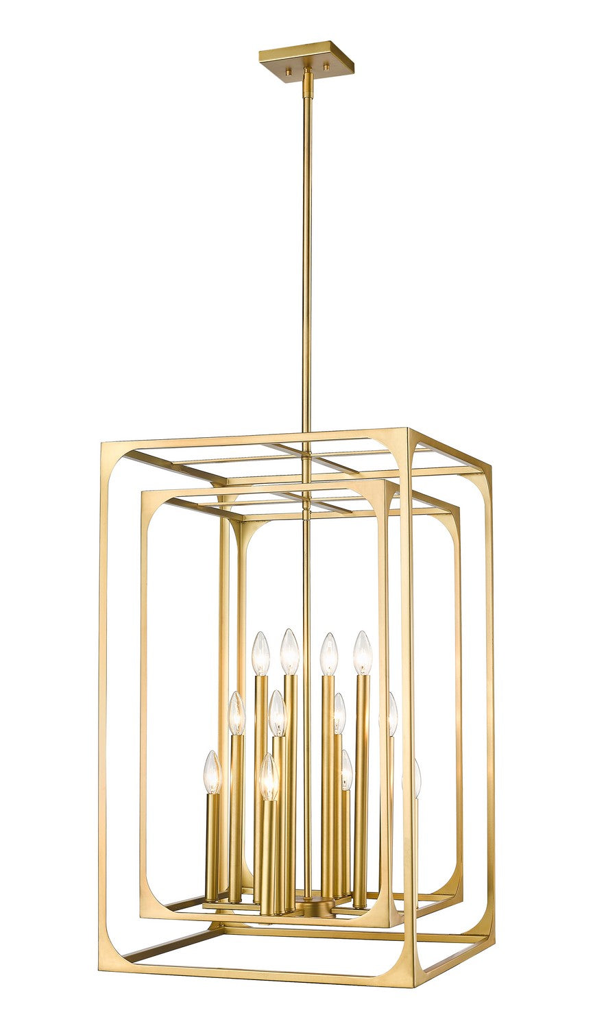 Z-Lite Canada - 3038-12RB - 12 Light Chandelier - Easton - Rubbed Brass
