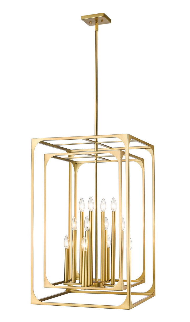 Z-Lite Canada - 3038-12RB - 12 Light Chandelier - Easton - Rubbed Brass