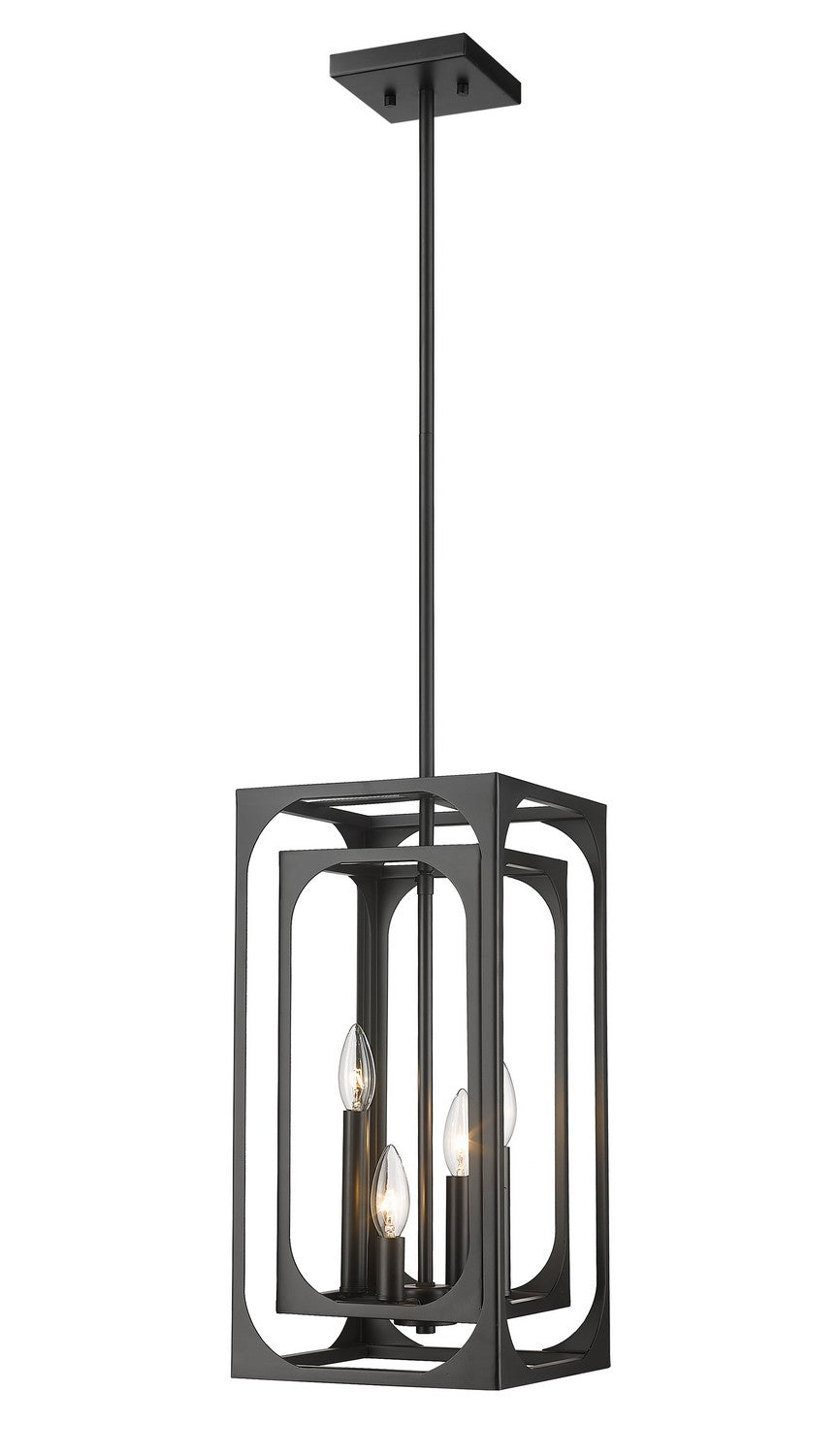 Z-Lite Canada - 3038-4MB - Four Light Chandelier - Easton - Matte Black