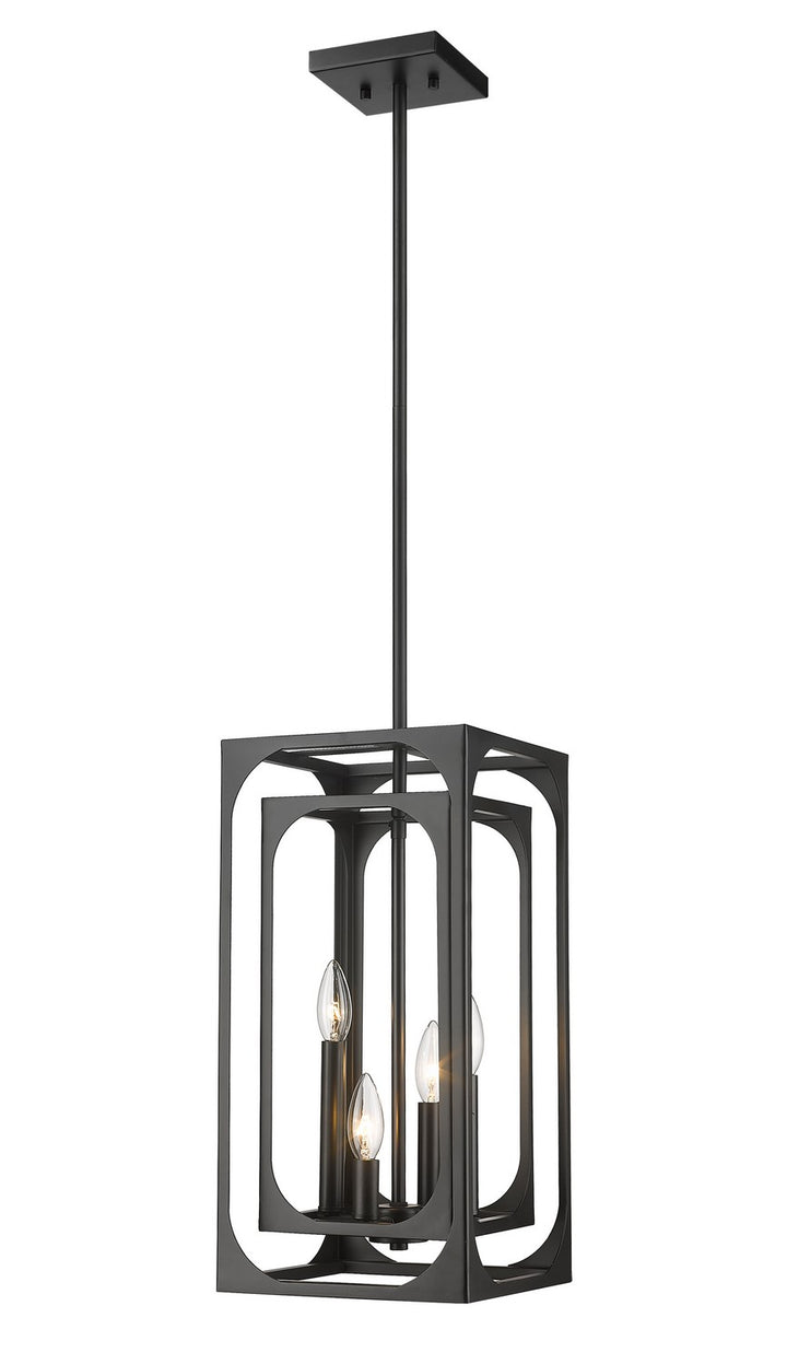 Z-Lite Canada - 3038-4MB - Four Light Chandelier - Easton - Matte Black