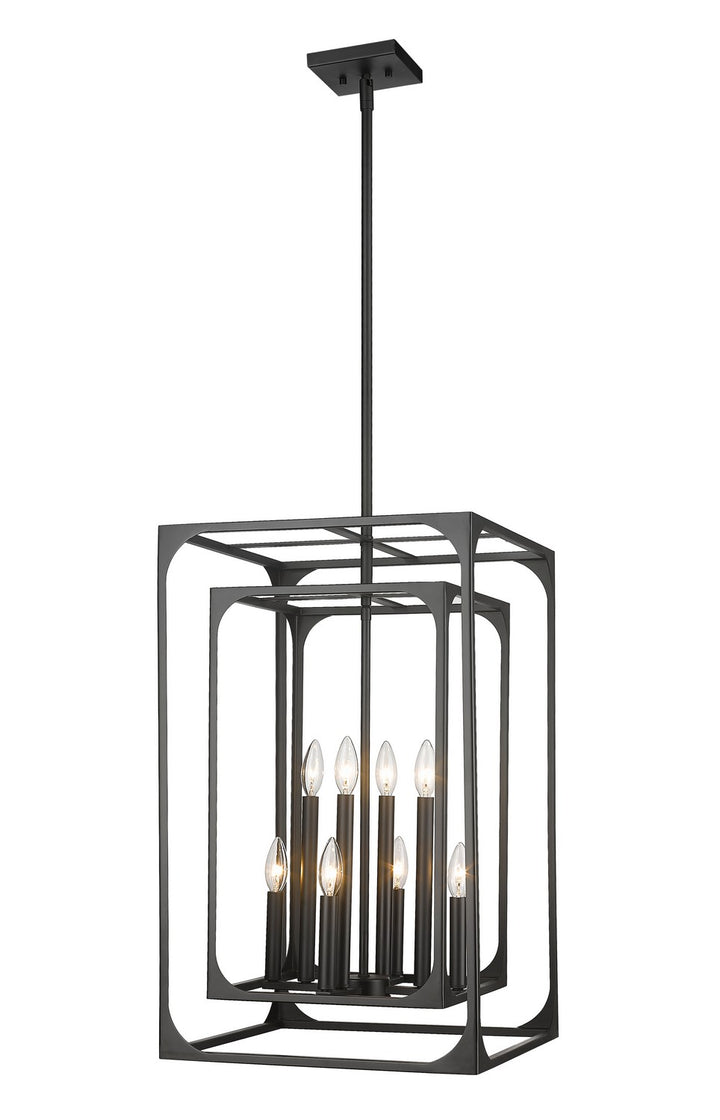 Z-Lite Canada - 3038-8MB - Eight Light Chandelier - Easton - Matte Black